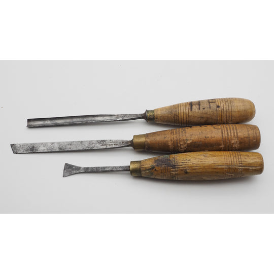 Set of 3 Small Addis Carving Chisels