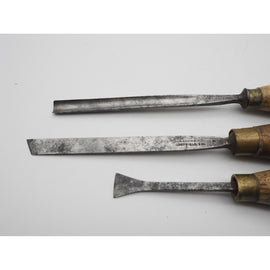 Set of 3 Small Addis Carving Chisels