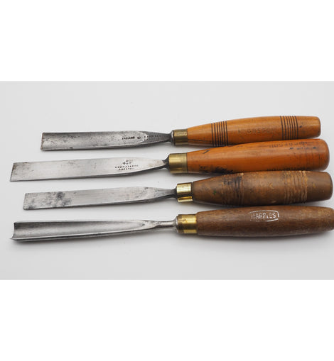 4 Really Good William Marples Carving Gouges