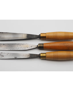 3 Superb Large Carving Gouges by H. Taylor & Marples