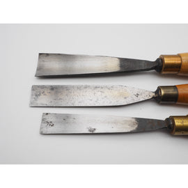 3 Superb Large Carving Gouges by H. Taylor & Marples