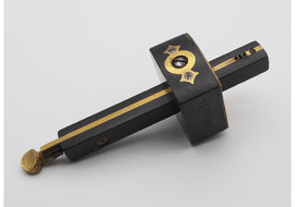 Good Ebony & Brass Mortice Gauge