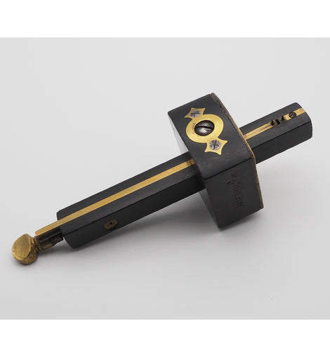 Good Ebony & Brass Mortice Gauge