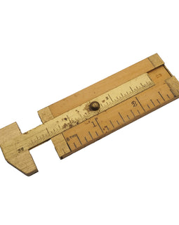 3" Boxwood & Brass Calliper Rule by Smallwood