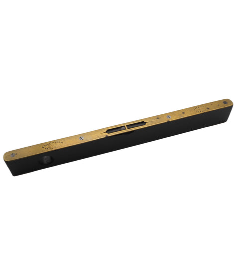 Good Preston Ebony & Brass Level & Plumb