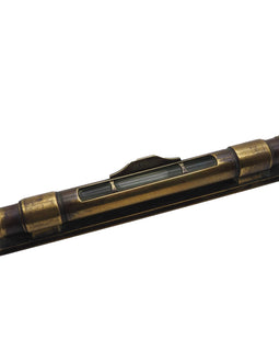Unusual Continental Brass Level With Revolving Cover