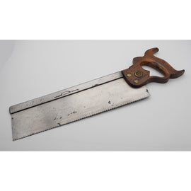 Superb Henry Disston 14" Steel Back Tenon Saw