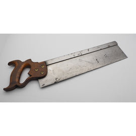 Superb Henry Disston 14" Steel Back Tenon Saw