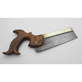 Rare Mathieson Liverpool 7 1/2" Brass Back Gents Saw