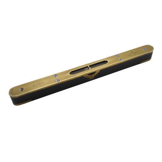 Superb William Marples Ebony & Brass Level