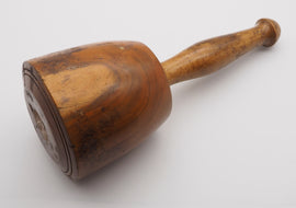 Superb 19th Century Yew-wood Carvers Mallet