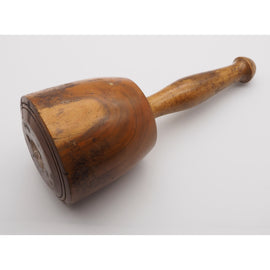 Superb 19th Century Yew-wood Carvers Mallet