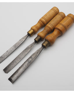 3 Carving Gouges by Marples & Skelton