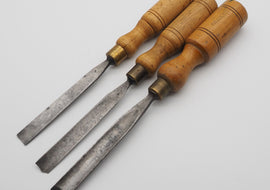 3 Carving Gouges by Marples & Skelton