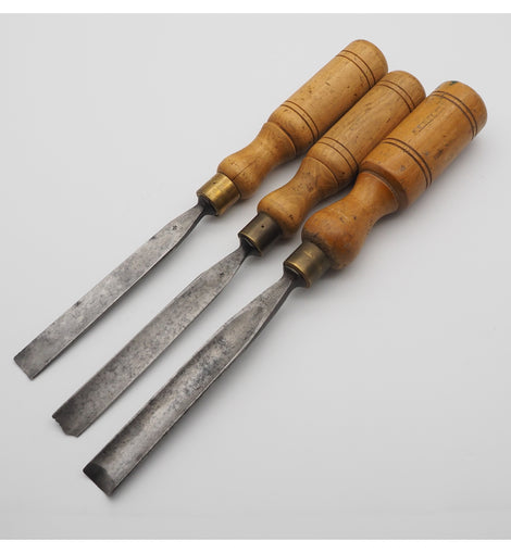 3 Carving Gouges by Marples & Skelton
