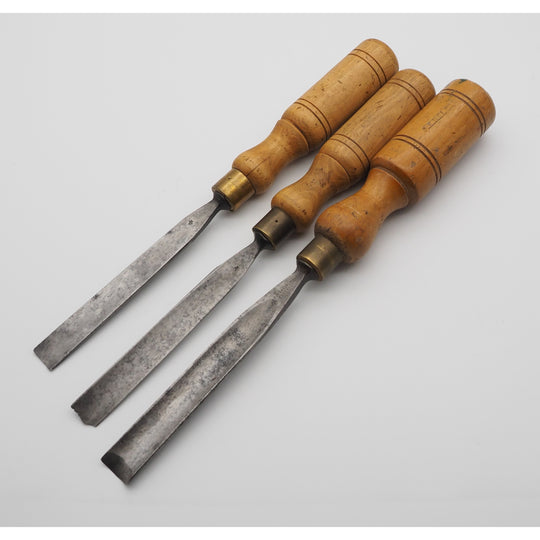 3 Carving Gouges by Marples & Skelton