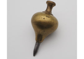 Rare Edward Preston Brass Plumb Bob