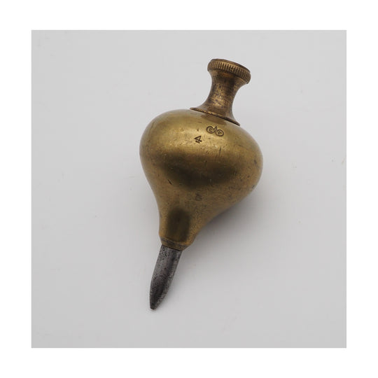 Rare Edward Preston Brass Plumb Bob