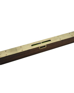 High Quality Walnut & Brass Level, Boxed
