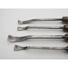 Good Set of 4 Spoon Chisels by Henry Taylor