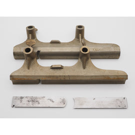 Pair of Record Sheffield No. 10 Round & Hollow Bases