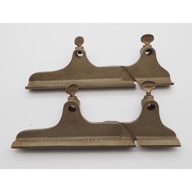 Pair of Record Sheffield No. 10 Round & Hollow Bases