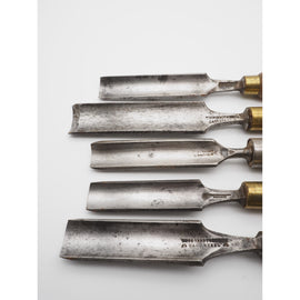 Six Good Large Cabinetmakers Gouges. Various Makers
