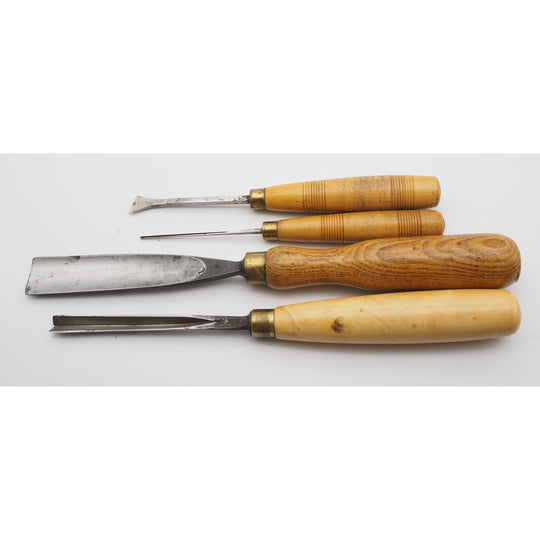 Four Really Nice Carving Gouges & Chisels
