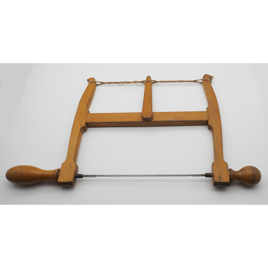 Fine Clean 9" Beech Bow Saw. Complete & Original