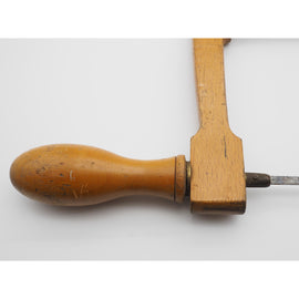 Fine Clean 9" Beech Bow Saw. Complete & Original