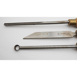3 Very Good Large Turning Chisels