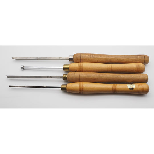 Good Set of 4 Turning Chisels by Ashley Iles