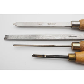 4 Good Clean Little Used Turning Chisels
