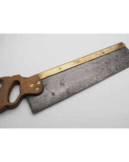 16" Long Henry Disston Brass Back Tenon Saw