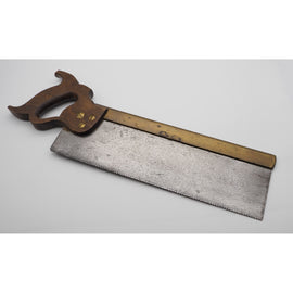 Superb Henry Disston Brass Backed Tenon Saw