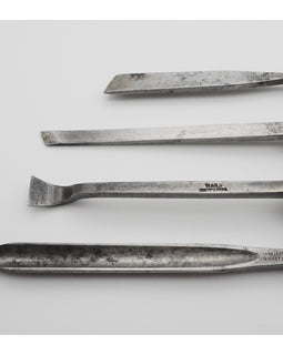 4 Good Antique Carving Chisels. Nice shapes