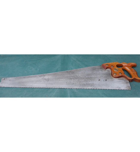 Good Early Henry Disston Phila. D8 Rip Saw