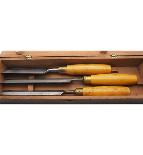 Superb Boxed Set of Large Marples Chisels