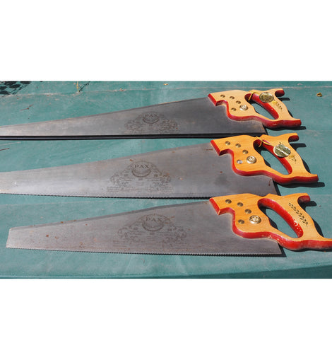 SUPERB Set of 3 Thomas Flinn Hand Saws