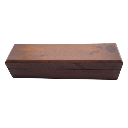 Good Mahogany Boxed Medium Sharpening Stone