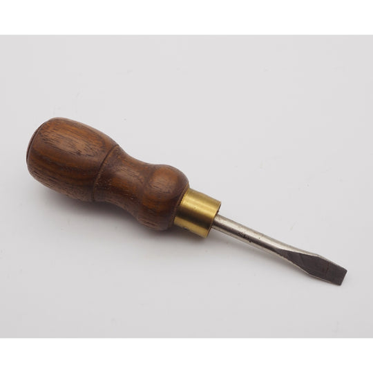 Nice Quality Small Screwdriver With Walnut Handle