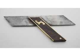 Large Early Mitre Square With Ebony Handle