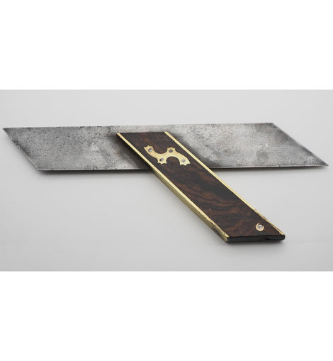 Large Early Mitre Square With Ebony Handle
