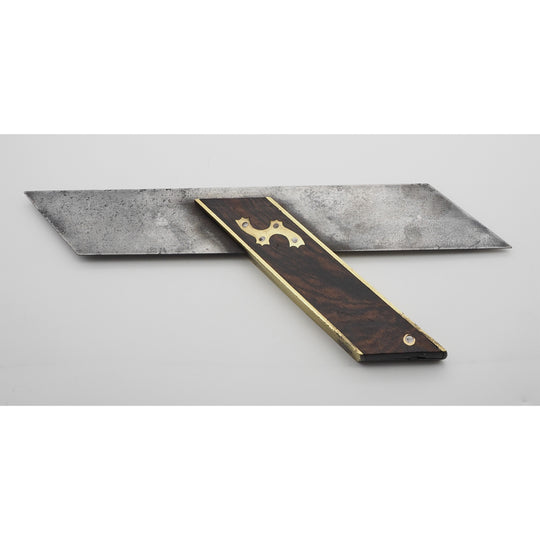 Large Early Mitre Square With Ebony Handle