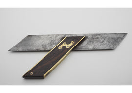 Large Early Mitre Square With Ebony Handle