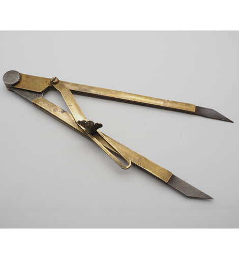 Beautifully Made Pair of Gunmetal & Steel Dividers