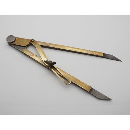 Beautifully Made Pair of Gunmetal & Steel Dividers