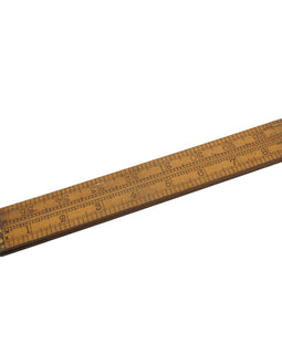 Fine Clean Early John Rabone 3 Foot Boxwood Rule