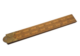 Fine Clean Early John Rabone 3 Foot Boxwood Rule