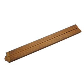 Chinese Hardwood Metric Rule By Two-Axe Brand Shanghai